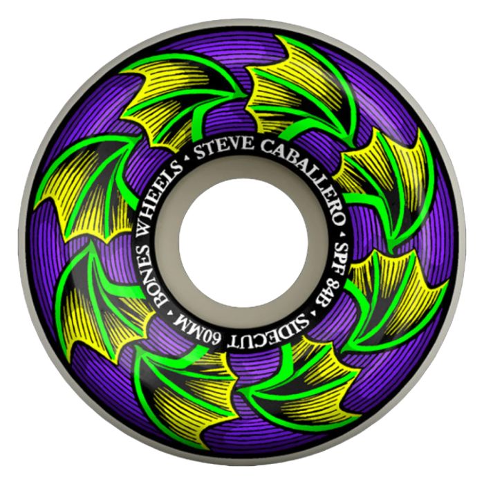 Bones Wheels - SPF - Caballero Bat Wings - Sidecut - Wheels 56mm / 84B