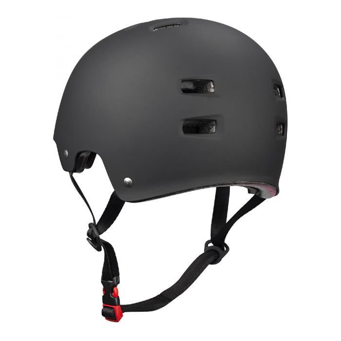 Bullet-Skateboards-Deluxe-T35-Helmet-Matt-Black-Rear
