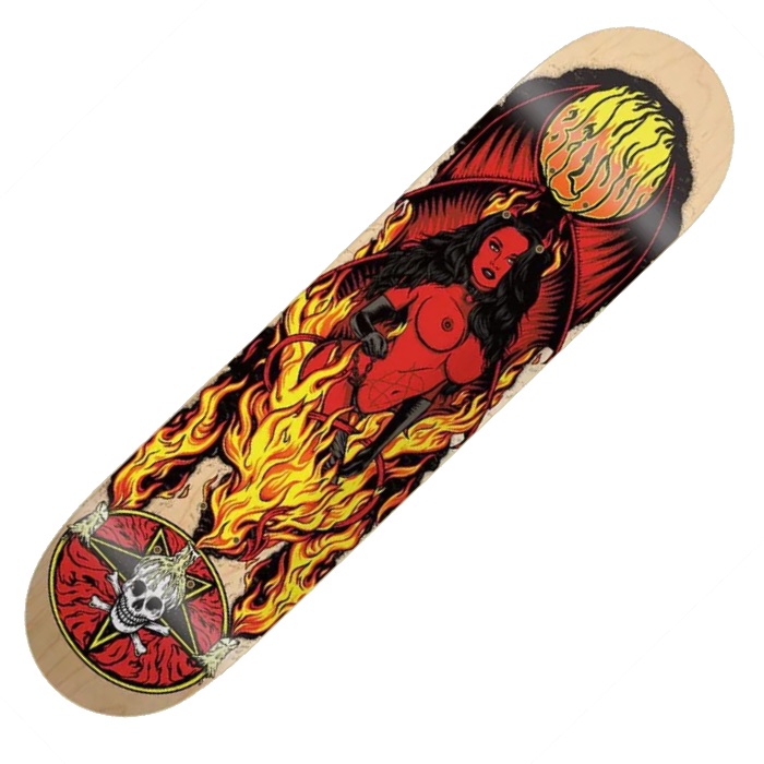 Death Skateboards - Benson Devil Woman II - Skateboard Deck 8.25 / 8.50
