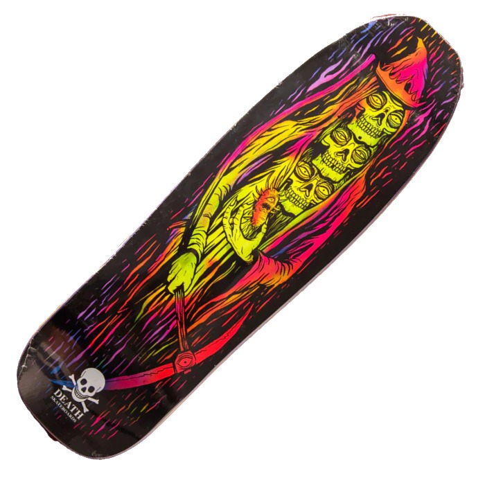 Death Skateboards - Lurk III - Shaped Skateboard Deck 9.50