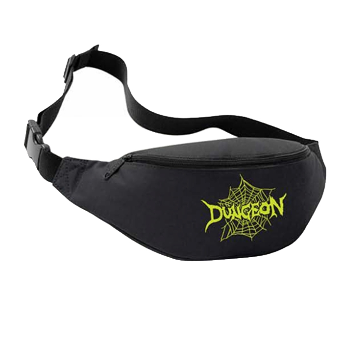 DUNGEON - Web Logo - Belt Bag - Black
