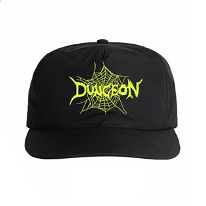 DUNGEON - Web Logo - Surf Cap - Black