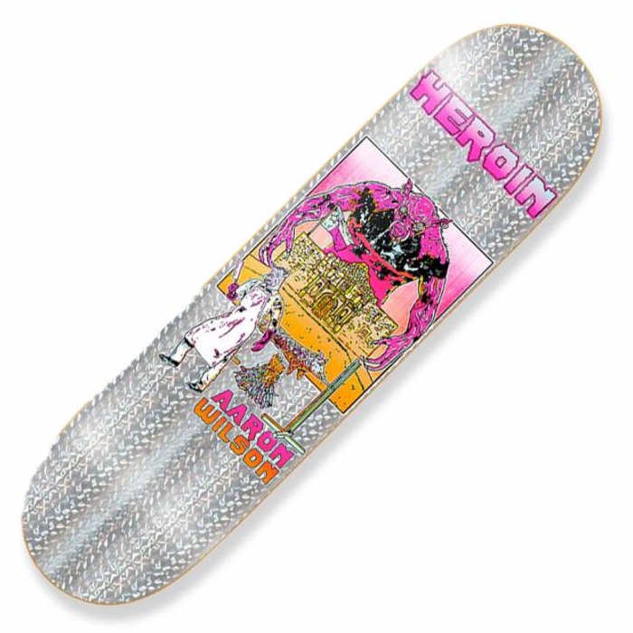 Heroin Skateboards - Aaron Wilson Hellscape - Skateboard Deck 8.50