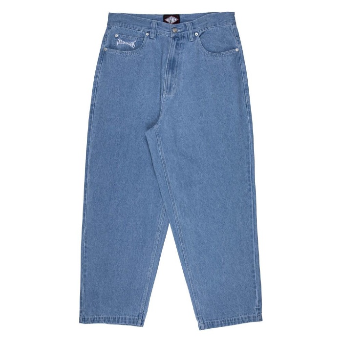Independent Trucks - 215 Span - Baggy Denim Pants - Light Blue Stonewash
