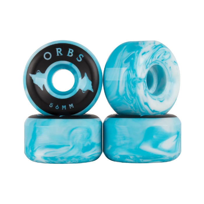 Orbs - Specters - Skateboard Wheels 56mm / 99a - Blue/White Swirls