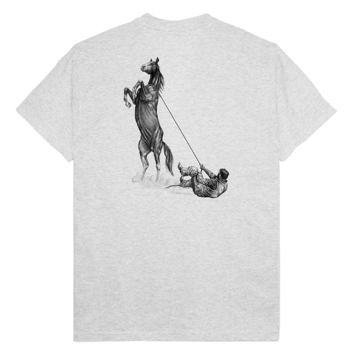 Passport Skateboards - Lasso - Pocket T-Shirt - Ash Heather