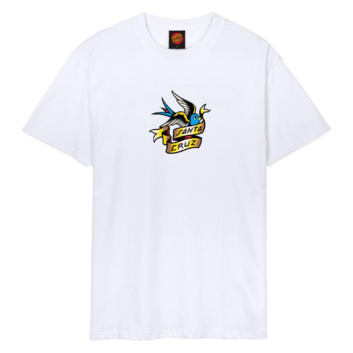 Santa Cruz Skateboards - Sommer Sparrow - T-Shirt - White