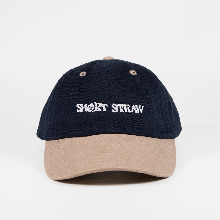 Short-Straw-Skateboards-Logo-Strapback-Cap-Navy-Taupe-B