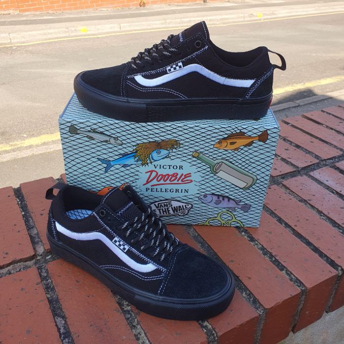 Vans - Skate Old Skool Net - Shoes - Doobie Black/Black
