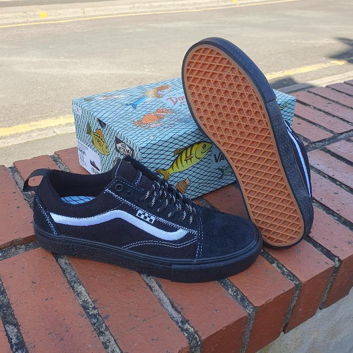 Vans-Skate-Old-Skool-Net-Shoes-Doobie-Black-Black-C