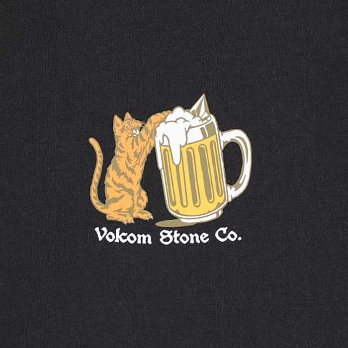 Volcom-Curious-Cat-Shirt-Black-B